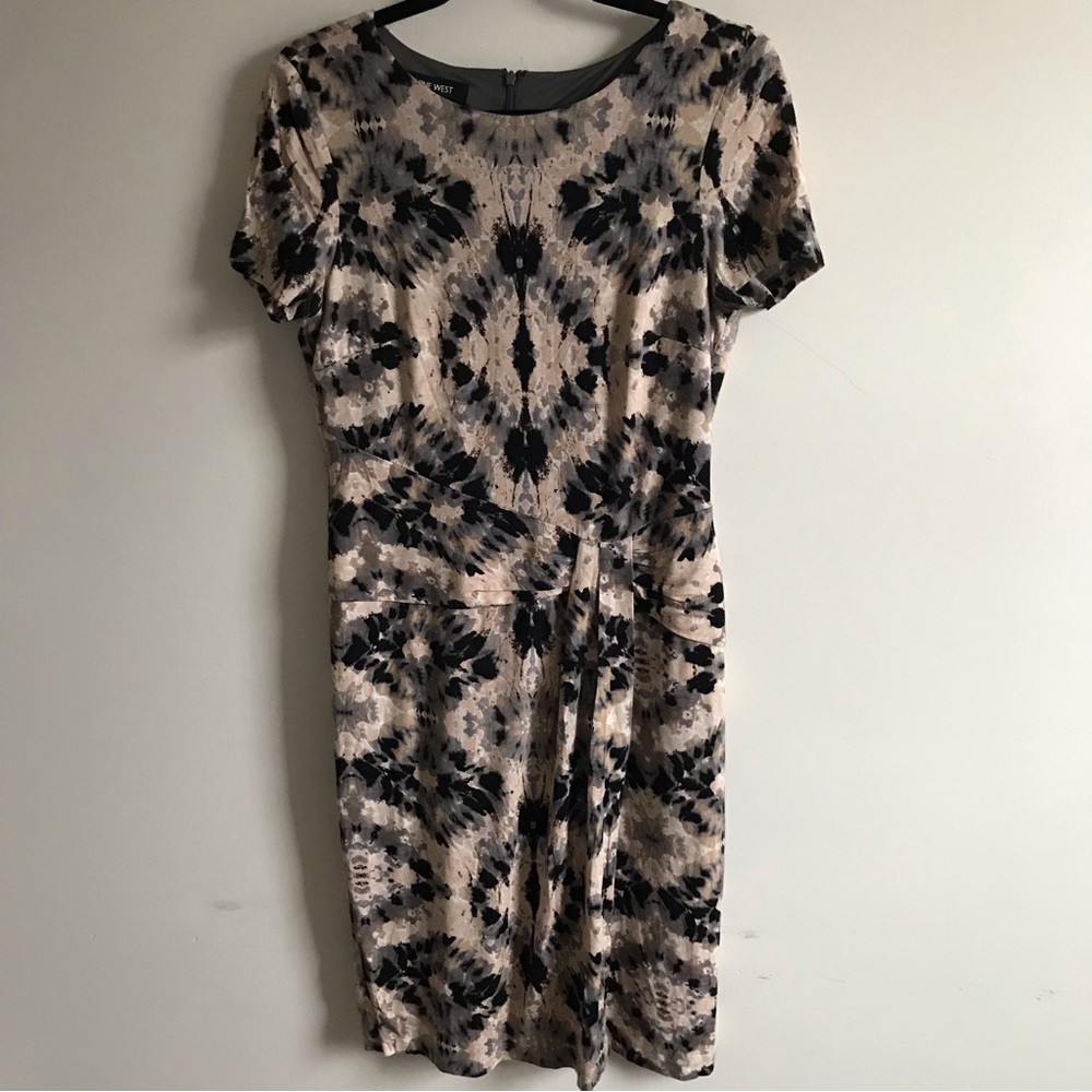 Nine West Printed Dress Size 4